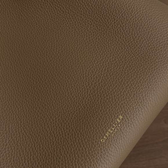 DeMellier Midi New York Tan Leather Tote - Picture 3 of 12